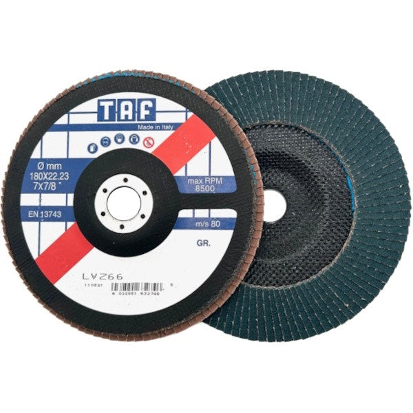 TAF DISCO LAMELLARE SERIE LVA ALLO ZIRCONIO PIANO D.MM180X22