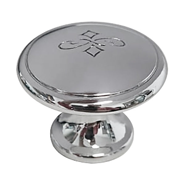 METAL STYLE POMOLO PER MOBILI IN ZAMA FLORENCE CROMO LUCIDO D.MM25