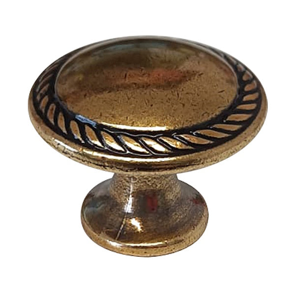 METAL STYLE POMOLO PER MOBILI IN ZAMA ORO DI VALENZA MOD. 651