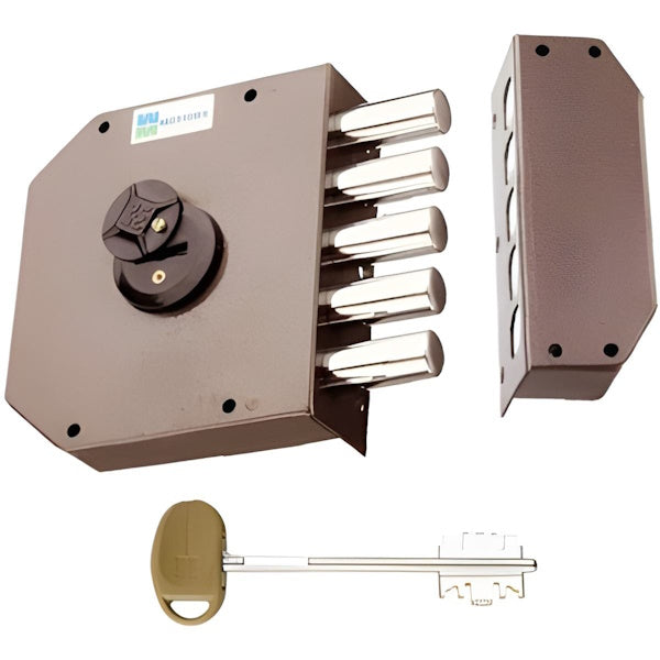 MOTTURA SERRATURA APPLICARE DOPPIA MAPPA LATERALE ENTRATA MM63 20.500