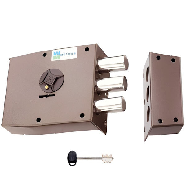 MOTTURA SERRATURA APPLICARE DOPPIA MAPPA LATERALE ENTRATA MM63 20.501