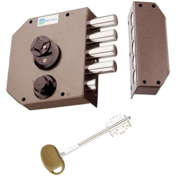 MOTTURA SERRATURA APPLICARE DOPPIA MAPPA LATERALE ENTRATA MM63 20.510