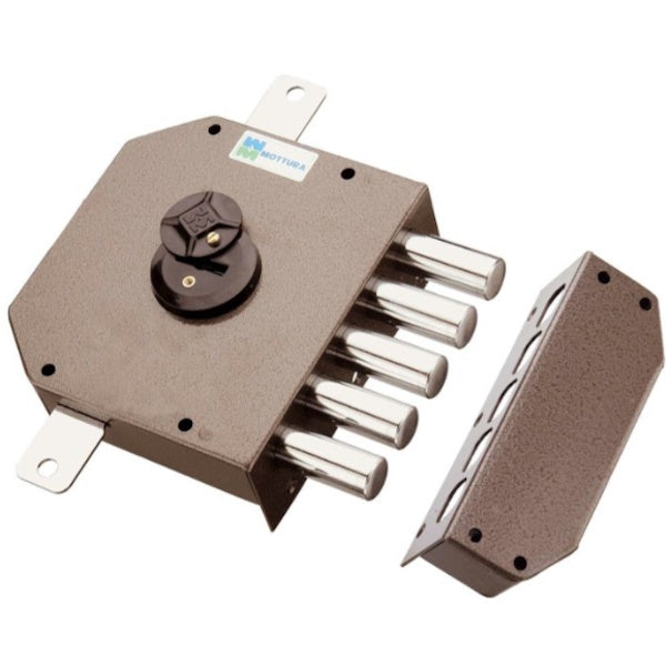 MOTTURA SERRATURA APPLICARE DOPPIA MAPPA TRIPLICE ENTRATA MM63 20.520