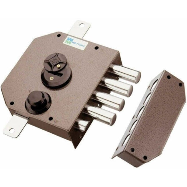 MOTTURA SERRATURA APPLICARE DOPPIA MAPPA TRIPLICE ENTRATA MM63 20.530