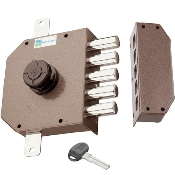 MOTTURA SERRATURA APPLICARE C10 TRIPLICE ENTRATA MM63 ART.30.621