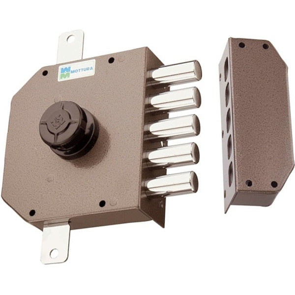 MOTTURA SERRATURA APPLICARE C10 TRIPLICE ENTRATA MM63 ART.30.621