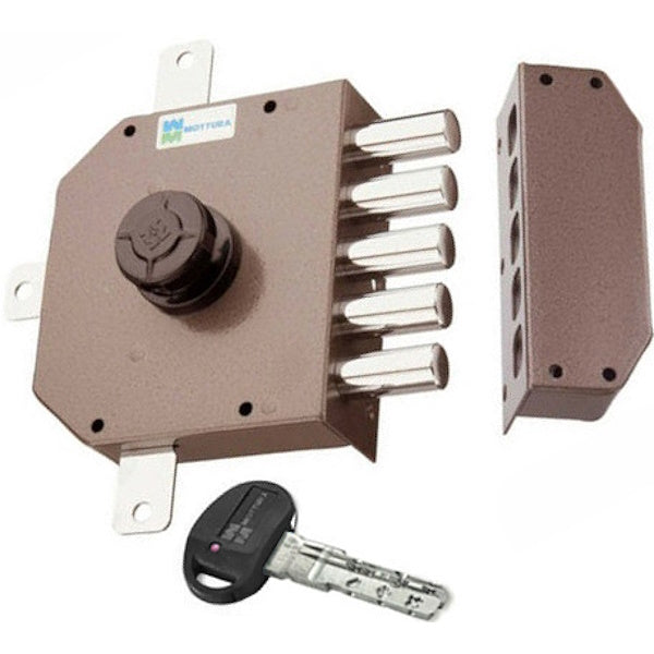 MOTTURA SERRATURA APPLICARE C10 QUINTUPLICE ENTRATA MM63 ART.30.641