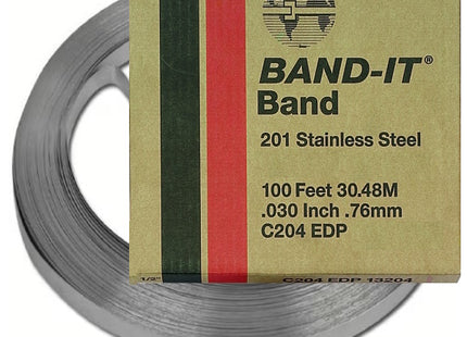 NASTRO METALLICO BAND-IT IN INOX AISI 304 ROTOLO DA MT30X19 (3/4")