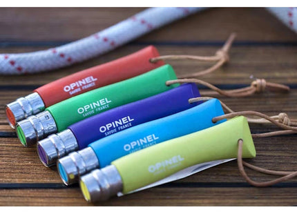 OPINEL COLTELLO AVVENTURIERO CON LACCIO LAMA INOX CM8 CON MANICO VIOLA