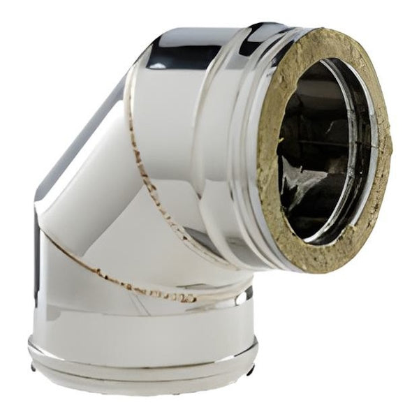 SYNERGY TERMOTEC COIBENTATO CURVA A SETTORI 90° INOX 316L