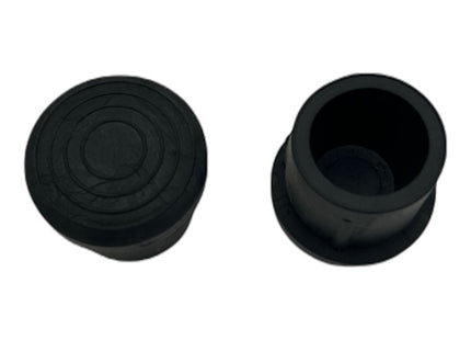 PUNTALE A TAPPO IN PLASTICA MORBIDA COLORE NERO