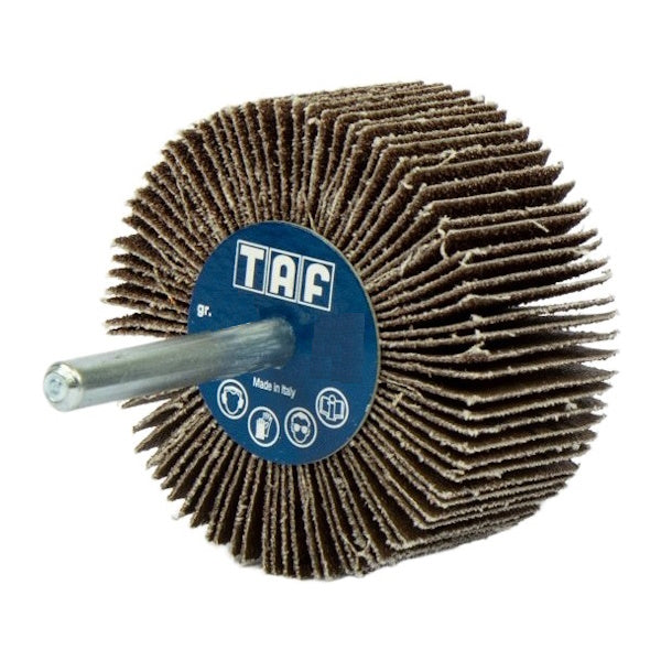 TAF RUOTA ABRASIVA LAMELLARE AL CORINDONE CON GAMBO D.MM6