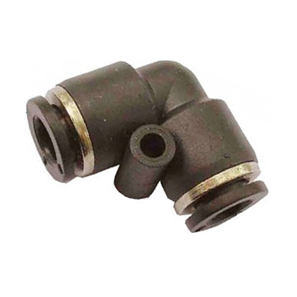 KONFIT RACCORDO A GOMITO INTERMEDIO IN POLIMERO NERO ART. RP54