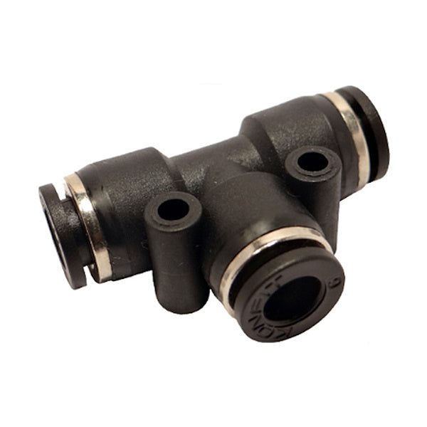 KONFIT RACCORDO A T INTERMEDIO IN POLIMERO NERO ART. RP55