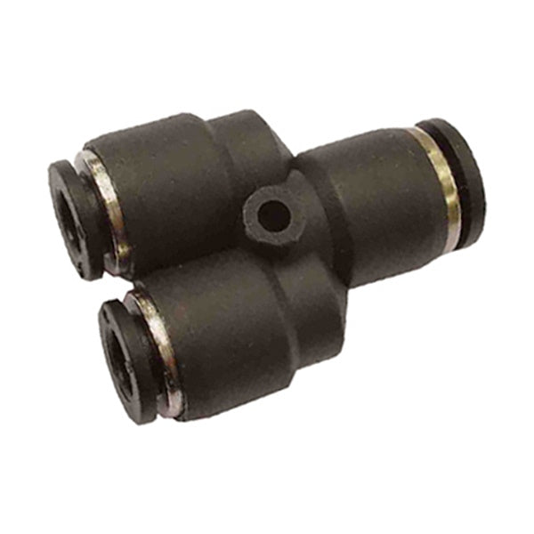 KONFIT RACCORDO A Y INTERMEDIO IN POLIMERO NERO ART. RP73