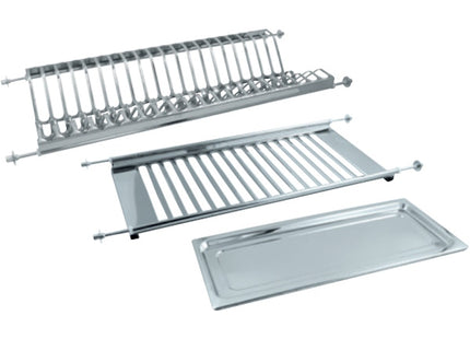METAL STYLE SCOLAPIATTI INOX CON MOLLA E CODOLI MM.900 CROMATO