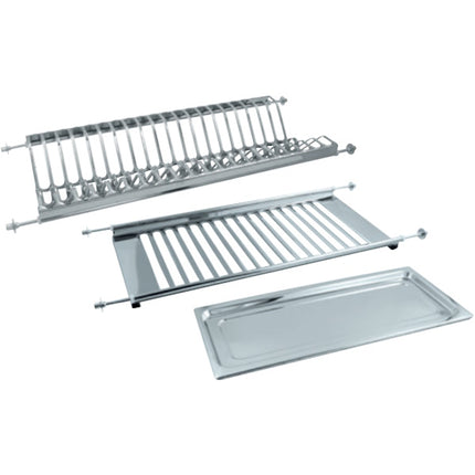 METAL STYLE SCOLAPIATTI INOX CON MOLLA E CODOLI MM.800 CROMATO