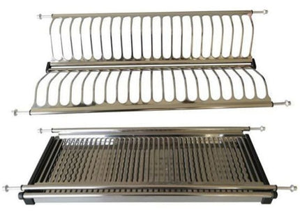 METAL STYLE SCOLAPIATTI INOX CON MOLLA E CODOLI MM.900 CROMATO