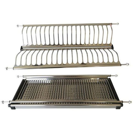METAL STYLE SCOLAPIATTI INOX CON MOLLA E CODOLI MM.800 CROMATO