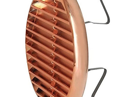LA VENTILAZIONE GRIGLIA IN ABS TONDA CON MOLLE COLORE RAMATO