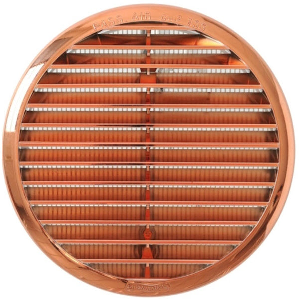 LA VENTILAZIONE GRIGLIA IN ABS TONDA CON MOLLE D.MM235 RAMATA