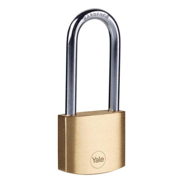 YALE LUCCHETTO OTTONE ARCO LUNGO IN BLISTER