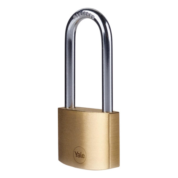 YALE LUCCHETTO OTTONE ARCO LUNGO IN BLISTER