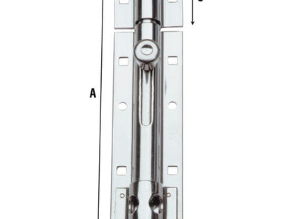 ALDEGHI ART. 250 CATENACCIO PORTA LUCCHETTO ASTA TONDA IN INOX MM210
