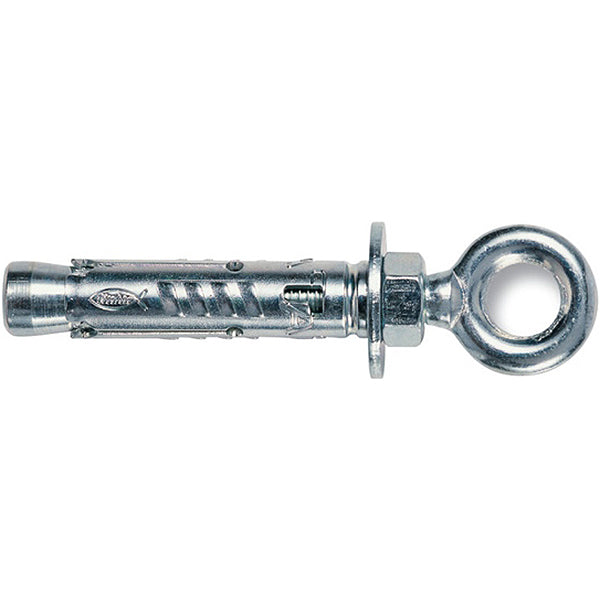 FISCHER  TASSELLI IN ACCIAIO CON OCCHIOLO  TA O K IN BLISTER