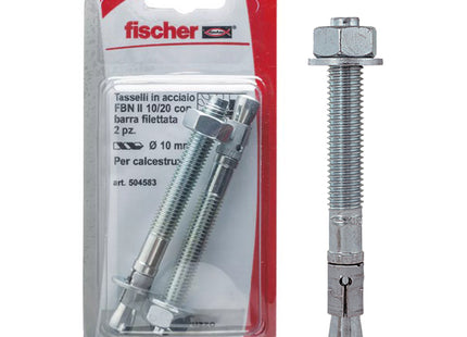 FISCHER  TASSELLI IN ACCIAIO FBN II K IN BLISTER