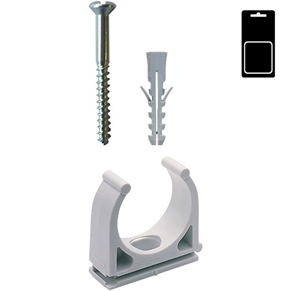 FISCHER BLISTER FISSATUBI A SCATTO IN NYLON CON VITI E TASSELLI FT