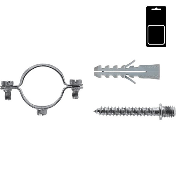 FISCHER BLISTER COLLARI FISSATUBI CON TASSELLI E VITI