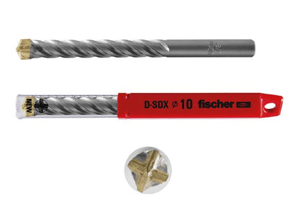 FISCHER PUNTA CILINDRICA PER MURO D-SDX 4 TAGLIENTI D.MM 8X120