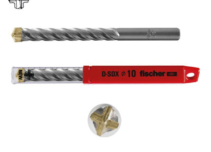 FISCHER PUNTA CILINDRICA PER MURO D-SDX 4 TAGLIENTI D.MM 8X120
