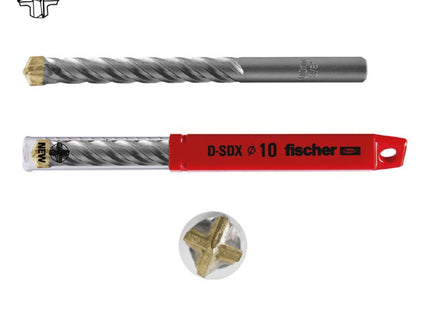 FISCHER PUNTA CILINDRICA PER MURO D-SDX 4 TAGLIENTI D.MM12X150