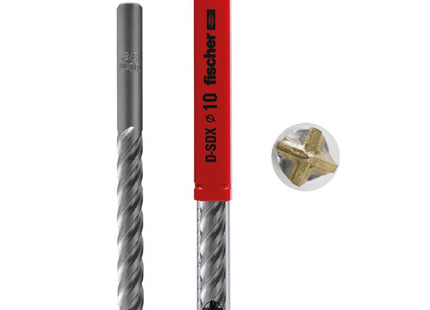 FISCHER PUNTA CILINDRICA PER MURO D-SDX 4 TAGLIENTI D.MM 8X120