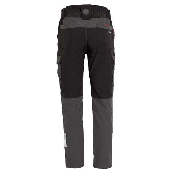 ISSA PANTALONE DA LAVORO WISE TROUSERS COLORE GRIGIO/NERO