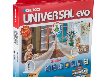 GEKO 2800/12 GUARNIZIONE ADESIVA PER INFISSI MM7X9 MT6 TRASPARENTE