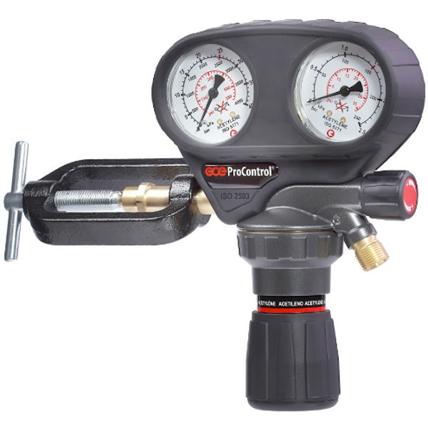 MUJELLI RIDUTTORE DI PRESSIONE PROCONTROL ACETILENE EN-ISO2503 STAFFA