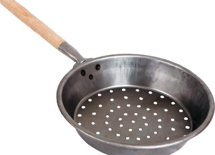 PADELLA PER CASTAGNE CON MANICO IN LEGNO D.CM 26