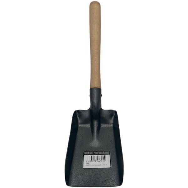 VILLA & SPREAFICO PALETTA PER CARBONE MOD. T13 CM17X10 MANICO LEGNO