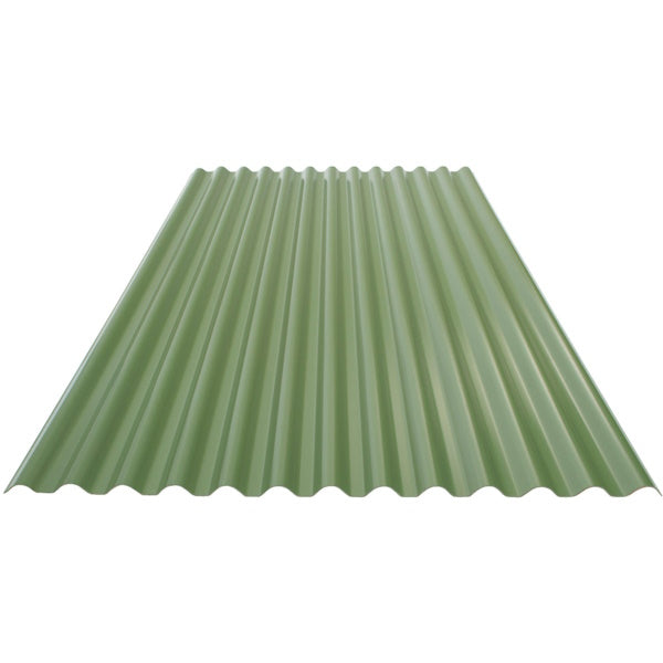 LA VENTILAZIONE LASTRA ONDINA SMALL VERDE OLIVA MM1115X1200