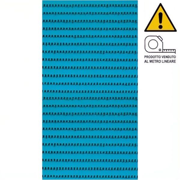 VELCOC TAPPETO MULTIUSO MOD. JOLLY AZZURRO H.CM65 AL MTL