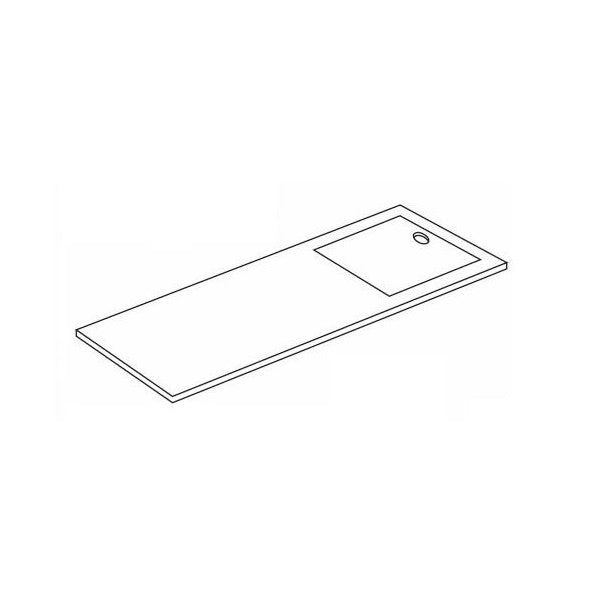 FACAL PIANO DI LAVORO CON BOTOLA PER TRABATTELLO ALUMITO