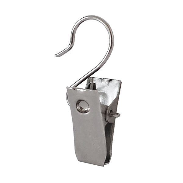 EMMEBI PINZETTE CON GANCIO PER TENDE FINITURA NICHELATE CONF.DA PZ10