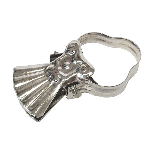 EMMEBI PINZETTONI PER TENDE FINITURA NICHELATI CONF.DA PZ8