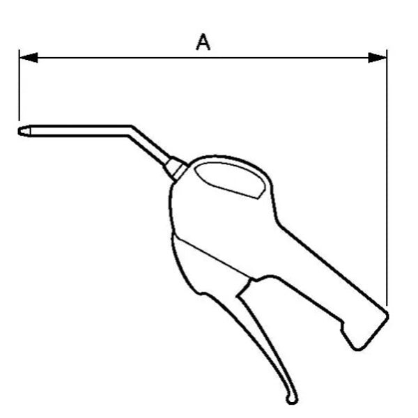 PREVOST PISTOLA DI SOFFIAGGIO ARIA UGELLO METALLICO ART.27102 MTLP
