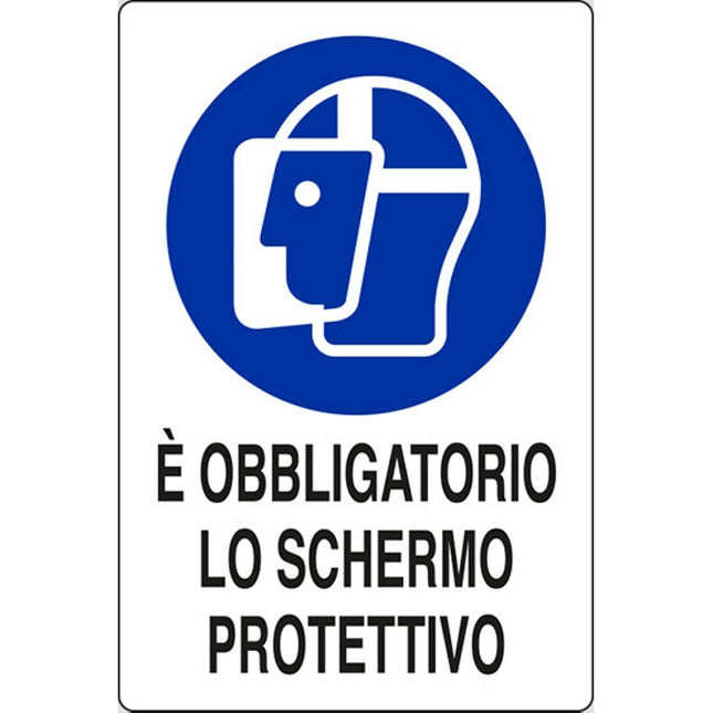 SEGNALE E' OBBLIGATORIO LO SCHERMO PROTETTIVO IN ALLUMINIO MM180X120