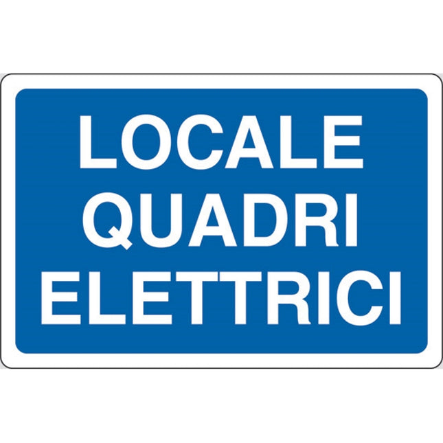 SEGNALE LOCALE QUADRI ELETTRICI IN ALLUMINIO MM300X200