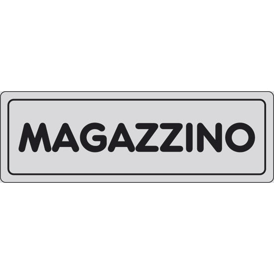 SEGNALE MAGAZZINO ADESIVO MM150X 50